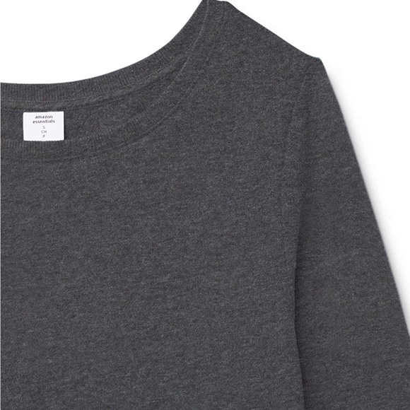 Open-Neck Fleece Tunic Sweatshirt - Picture 4 of 6